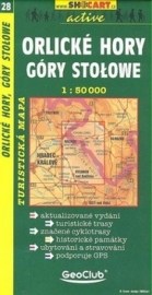 Orlické Hory, Góry Stolowe 1:50 000