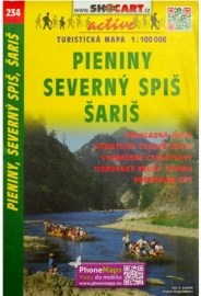 Pieniny, Severný Spiš, Šariš 1:100 000