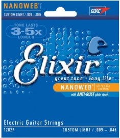 Elixir Electric Nanoweb Custom Light