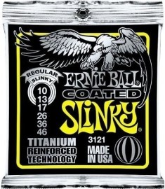 Ernie Ball Coated Electric Titanium RPS Regular Slinky