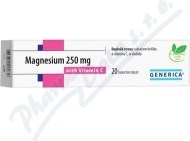 Generica Magnesium 250mg 20tbl - cena, srovnání