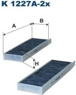 Filtron K1227A-2X - cena, srovnání