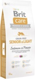 Brit Care Grain-free Senior&Light Salmon & Potato 12kg