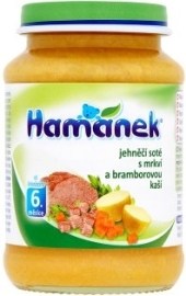 Hame Hamánek Jahňacie soté s mrkvou a zemiakmi detský príkrm 190g