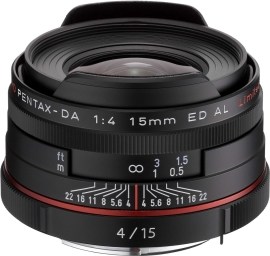 Pentax DA 15mm f/4 ED AL Limited