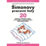 Šimonovy pracovní listy 20 - Rozvoj myšlení a řeči, výtvarné a pohybové hry, grafomotorika - cena, srovnání