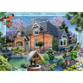 Ravensburger Domek se sněženkami (Snowdrop Cottage) 1000