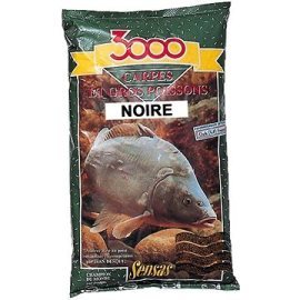 Sensas 3000 Carpes Noir 1kg