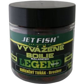 Jet Fish Vyvážené boilies Legend, Pikantný tuniak + Broskyňa 20mm 130g