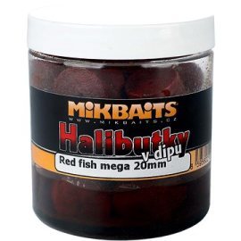 Mikbaits Halibutky v dipe Red fish 20mm 250ml