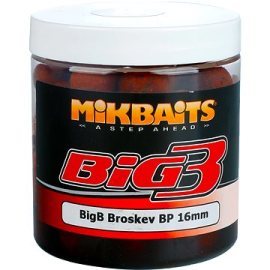 Mikbaits Legends Boilie v dipe BigB Broskyňa Black pepper 16mm 250ml