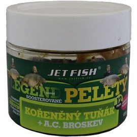 Jet Fish Boosterované pelety Legend Korenený tuniak + Broskyňa 12mm 120g