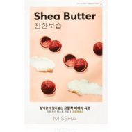 Missha Airy Fit Shea Butter plátenná maska s vysoko hydratačným a vyživujúcim účinkom 19g - cena, srovnání