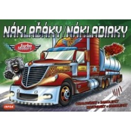 Nákladiaky Turbo Motory - maľovanky + samolepky