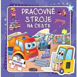 Pracovné stroje na ceste - Obsahuje 6x puzzle