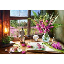 Castorland Still Life with Violet Snapdragons 1000