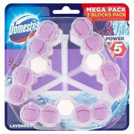 Domestos Power 5 Lavender 3x55g