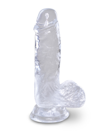 Pipedream King Cock Clear 5" with Balls