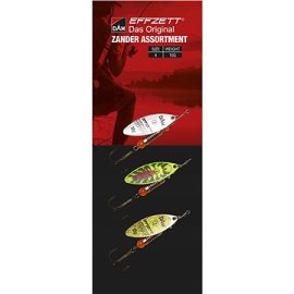 Effzett Zander Spinner Assortment 10g Veľkosť 4 3 ks