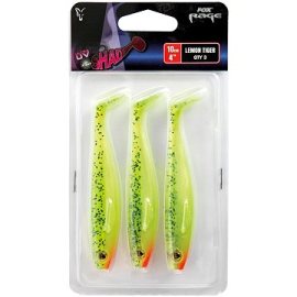 Fox Rage Pro Shad Ultra UV 10cm Lemon Tiger 3 ks