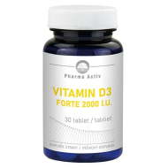 Pharma Activ Vitamin D3 Forte 2000 IU 30tbl - cena, srovnání