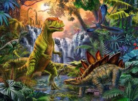 Ravensburger 128884 V ríši dinosaurov