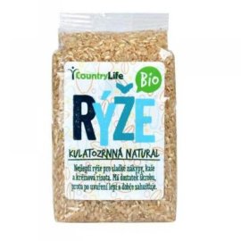 Country Life Ryža guľatozrnná natural BIO 500g