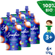 Salvest Smushie BIO Ovocné smoothie s čiernymi ríbezľami 6x170g - cena, srovnání