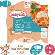 Babybio Mrkva a zemiaky s treskou 260g - cena, srovnání