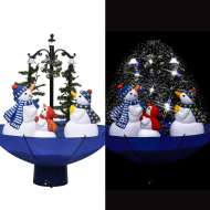 vidaXL Snežiaci vianočný stromček s dáždnikovým podstavcom modrý 75cm PVC - cena, srovnání