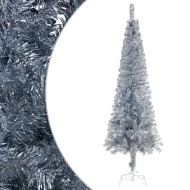 vidaXL Úzky vianočný stromček strieborný 240cm - cena, srovnání