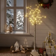vidaXL Vianočný stromček 140 LED 1,5m biela vŕba vnútorný vonkajší - cena, srovnání