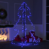 vidaXL Vianočný stromček kužeľ 200 LED interiér a exteriér 98x150cm - cena, srovnání