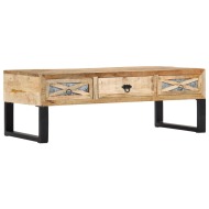 vidaXL Konferenčný stolík 110x50x38 cm masívne mangovníkové drevo - cena, srovnání