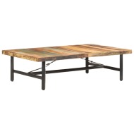 vidaXL Konferenčný stolík 142x90x42 cm masívne recyklované drevo - cena, srovnání
