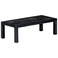 vidaXL Konferenčný stolík čierny 110x50x35 cm mangový masív - cena, srovnání