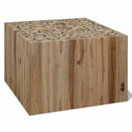 vidaXL Konferenčný stolík, pravé teakové drevo, 50x50x35 cm - cena, srovnání