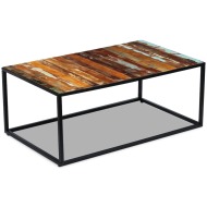 vidaXL Konferenčný stolík, recyklovaný masív 100x60x40 cm - cena, srovnání