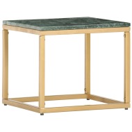 vidaXL Konferenčný stolík zelený 40x40x35 cm pravý kameň s mramorovou textúrou - cena, srovnání