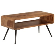 vidaXL Konferenčný stolík z masívneho sheeshamového dreva 95x40x45 cm - cena, srovnání