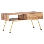 vidaXL Konferenčný stolík zo sheeshamového dreva 95x50x42 cm - cena, srovnání