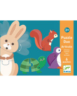 Djeco Puzzle Duo Pohyblivé zvieratka - cena, srovnání