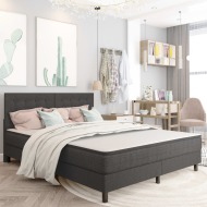 vidaXL Posteľ boxspring tmavošedá látková 160x200 cm - cena, srovnání