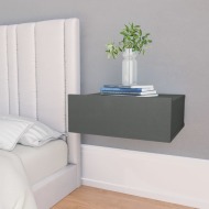 vidaXL Nástenný nočný stolík sivý 40x30x15 cm drevotrieska - cena, srovnání