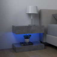 vidaXL Nočný stolík betónovo-sivý 60x35 cm drevotrieska - cena, srovnání