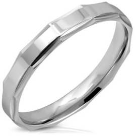 Šperky4u NSS3007 Pánský snubní ocelový prsten