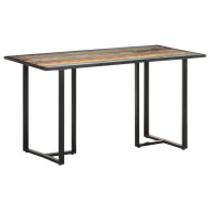 vidaXL Jedálenský stôl 140 cm recyklovaný masív - cena, srovnání