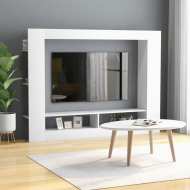vidaXL TV skrinka, biela 152x22x113 cm, drevotrieska - cena, srovnání