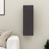 vidaXL TV skrinka lesklá sivá 30,5x30x90 cm drevotrieska - cena, srovnání