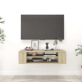 vidaXL Závesná TV skrinka dub sonoma 100x30x26,5 cm drevotrieska